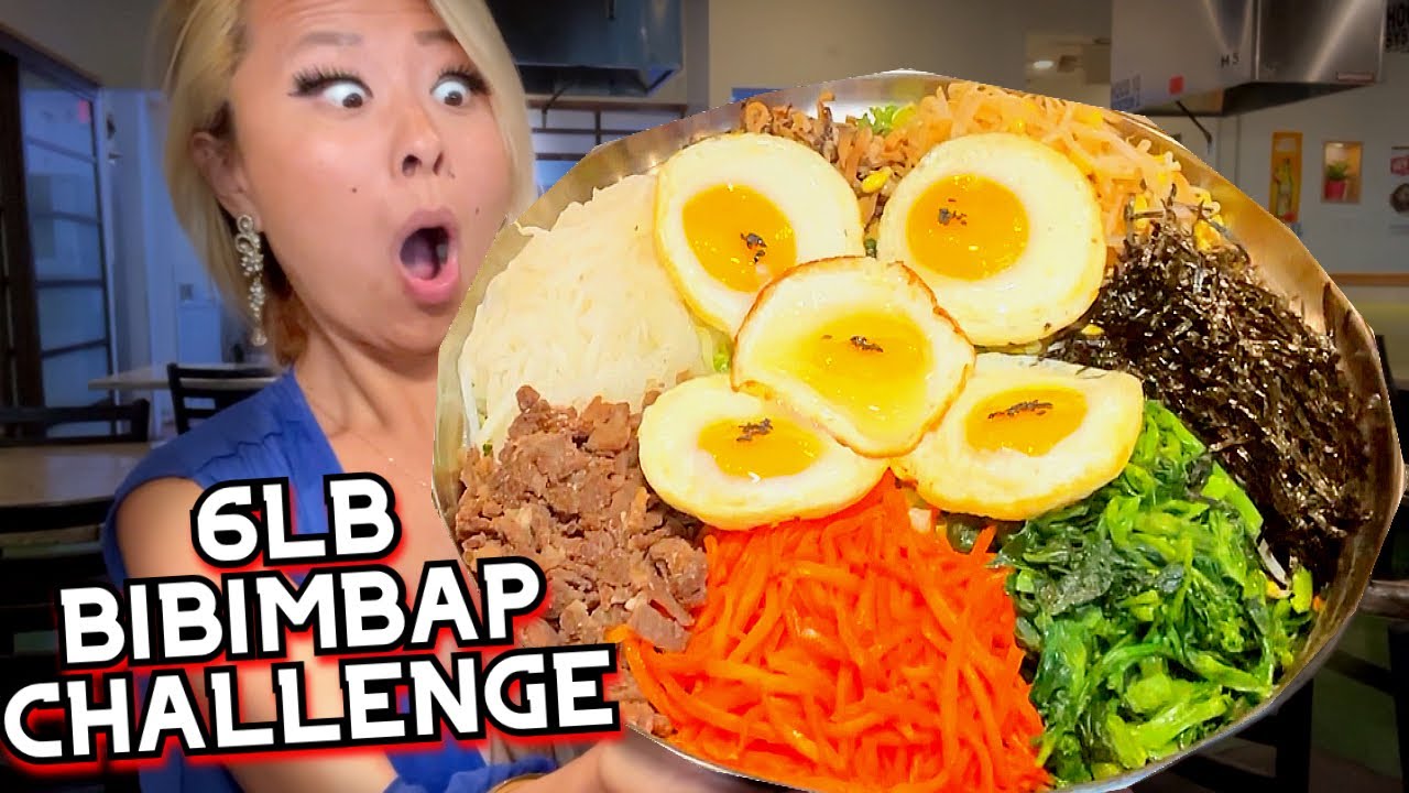 Raina Huang's 6 lb bibimbap challenge at Lee's Korean BBQ — video thumbnail